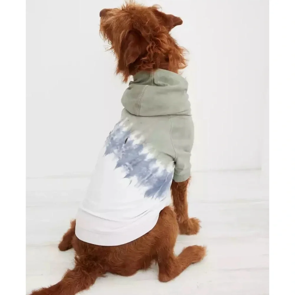 New OFFLEASH by Aerie Puppy Hoodie Sweater in Tie-dye Medium